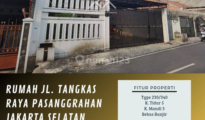 RUMAH JL. TANGKAS RAYA PESANGGRAHAN JAKARTA SELATAN - PROPERTY CASH & CLEAN 1