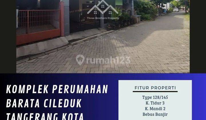 DIJUAL RUMAH DI KOMPLEK PERUMAHAN BARATA CILEDUK KOTA TANGERANG - VIA LELANG 1