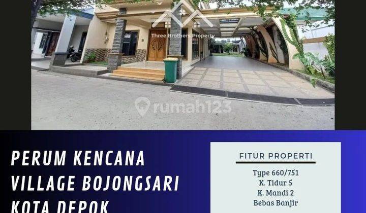 DIJUAL RUMAH DI PERUM KENCANA VILLAGE BOJONGSARI DEPOK - VIA CESSIE 1