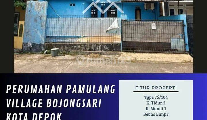 DIJUAL RUMAH DI PAMULANG VILLAGE BOJONGSARI DEPOK - VIA CESSIE
 1