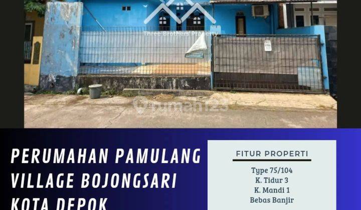 DIJUAL RUMAH DI PAMULANG VILLAGE BOJONGSARI DEPOK - VIA CESSIE 1