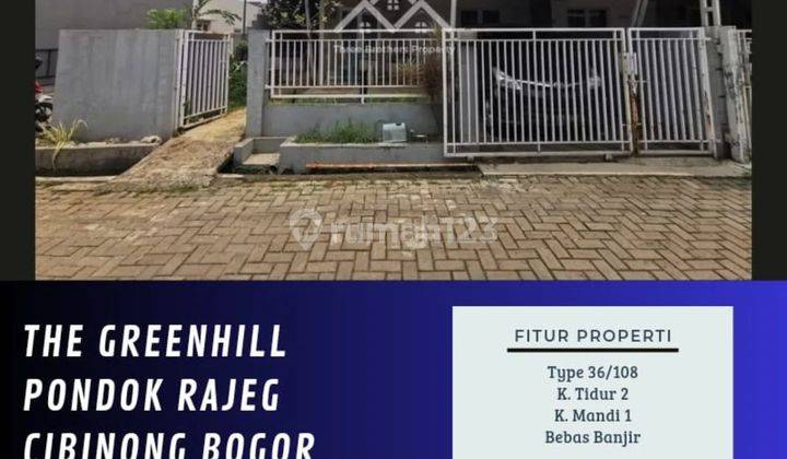 Dijual Rumah Di The Greenhill Pondok Rajeg Cibinong Bogor - Via Cessie 1