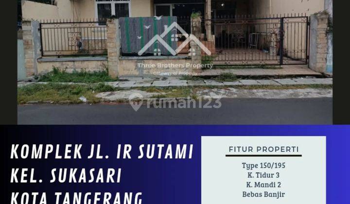 Dijual Rumah Di Komplek Jl. Ir Sutami Sukasari Kota Tangerang - Via Cessie 1