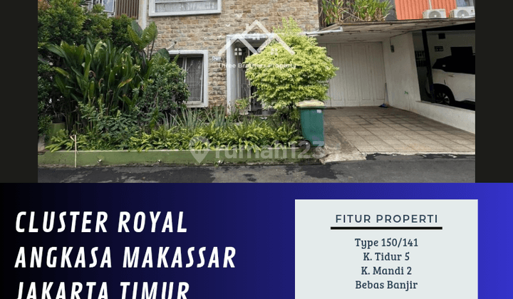 Dijual Rumah Di Cluster Royal Angkasa Makassar Jakarta Timur - Via Cessie 1