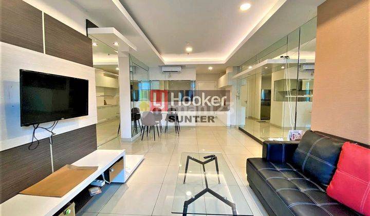 APARTEMEN CENTRAL PARK FULLY FURNISHED LANTAI TINGGI VIEW KOLAM 1