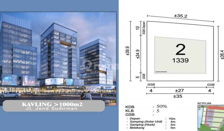 Kavling Komersil Pik 2 Pasir Putih Residence Jl Jendral Sudirman 1