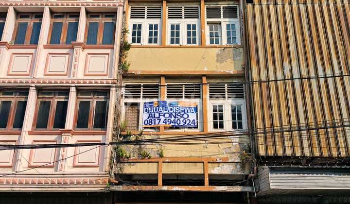Ruko Lautze Raya Pasar Baru Sawah Besar Krekot 4,5lt Lokasi Strategis