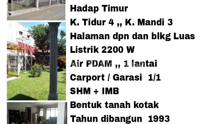 Rumah Ditengah Kota, Luas Dan Strategis Dijual Cepat Harga Murah 2