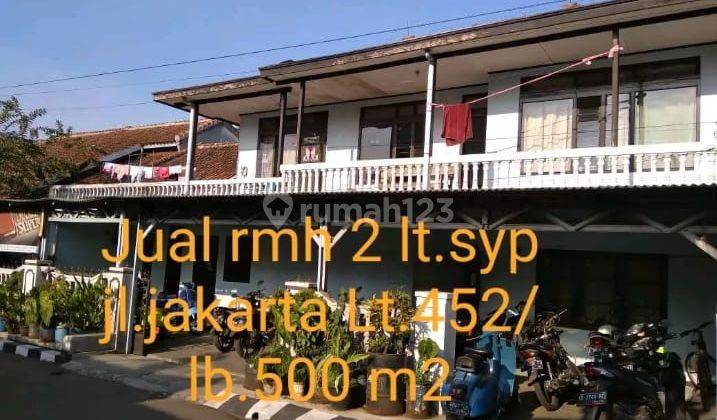 Rumah Kost dan Kantor Strategis di Sayap Jl.Jakarta Bandung Kota 1