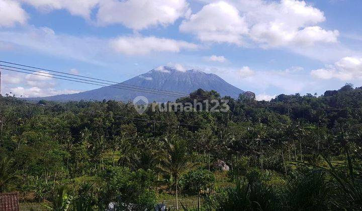 Land for Sale with Mount Agung View Sidemen Bali 1