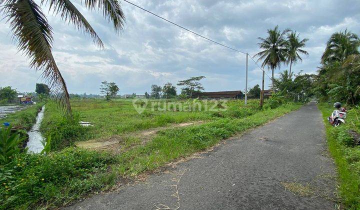 Dijual Tanah Shm Sawah Tepi Jln Aspal Strategis Ivew Merapi Pakem 2