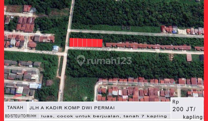 Tanah Siap Bangun Daerah Padat Penduduk Jl.r.kusno Kalimantan Barat ba  1