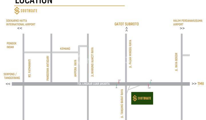 Apartemen Kualitas Premium Dengan Design Mewah Jakarta Selatan bd  2