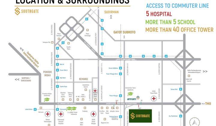 Apartemen Kualitas Premium Dengan Design Mewah Jakarta Selatan bd  13