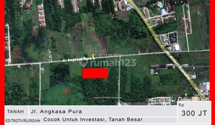 Tanah Besar Dekat Perumahan Jl.angkasa Pura Kalimantan Barat ed  1
