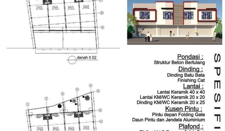 Ruko Tepi Jalan Area Parkir Luas Jl.sungai Landak Barat Pontianak,kalimantan Barat hj  1