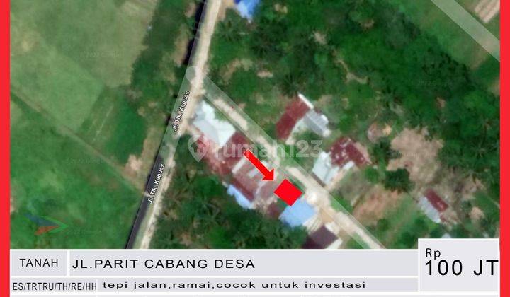 Tanah Tepi Jalan Kawasan Ramai Jl. Parit Cabang Kiri Pontianak Kalimantan Barat ed  1