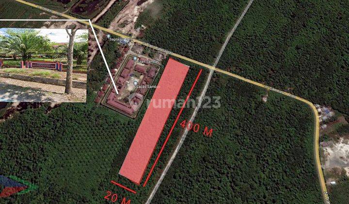 Disewa Tanah Tepi Jalan Kawasan Industry Jl. Raya Sambas Kalimantan Barat hz  1