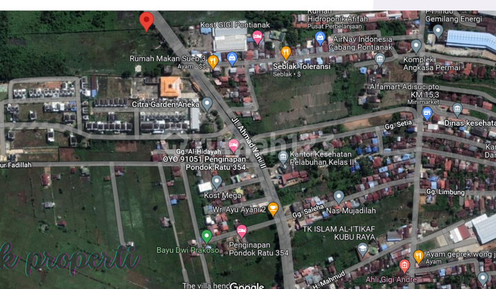Tanah Siap Bangun Murah Dari Pasaran Jl. Ayani 2 Pontianak Kalimantan Barat ed  1