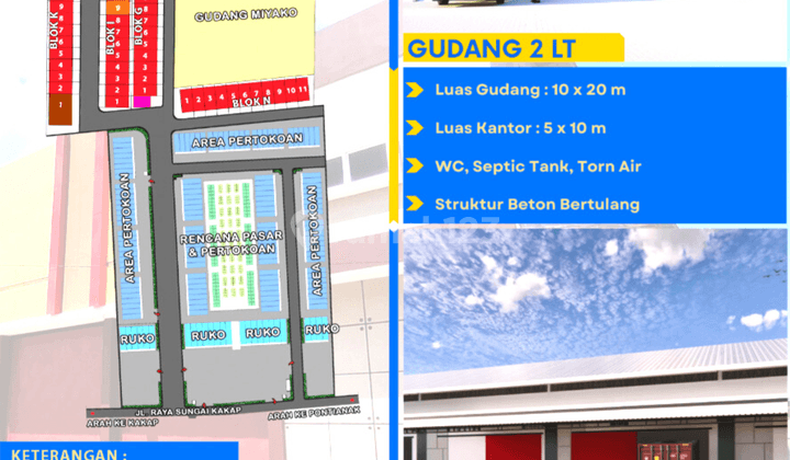 Gudang 2 Lantai One Gate System Jln.raya Kakap Kuburaya Kalimantan Barat ak  6