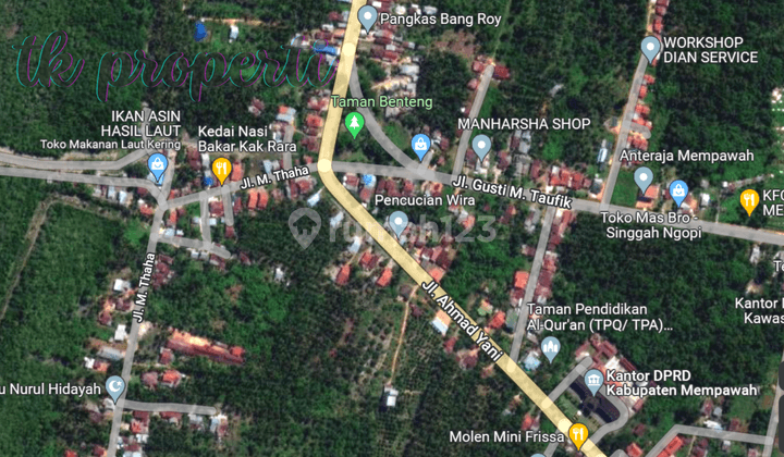 Tanah Jalur Lingkar Siap Bangun Jl. Gusti M.taufik Pontianak Kalimantan Barat ed  1