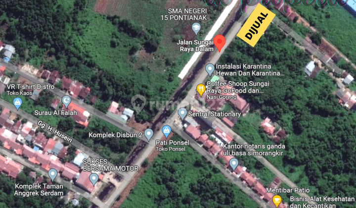 Tanah Tepi Jalan Invetasi Masa Depan Jl. Serdam Pontianak Kalimantan Barat qtm 02  1