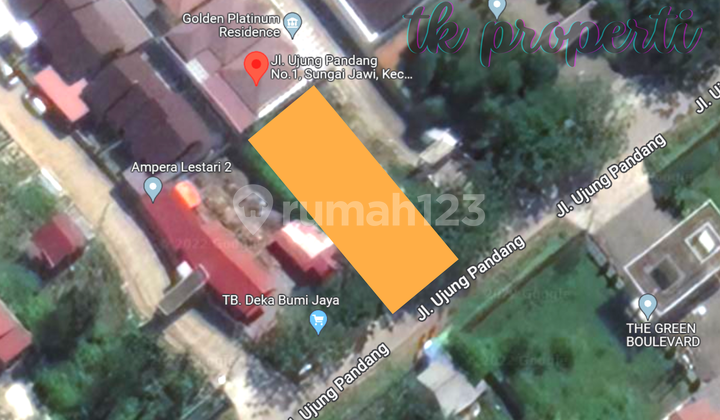 Disewakan Tanah Tepi Jalan Jl. Ujungpandang 1, Pontianak Kalimantan Barat ct 01  1