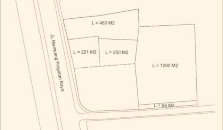 Dijual Cepat Lahan Komersil Di Jl Buncit Raya Jakarta Selatan