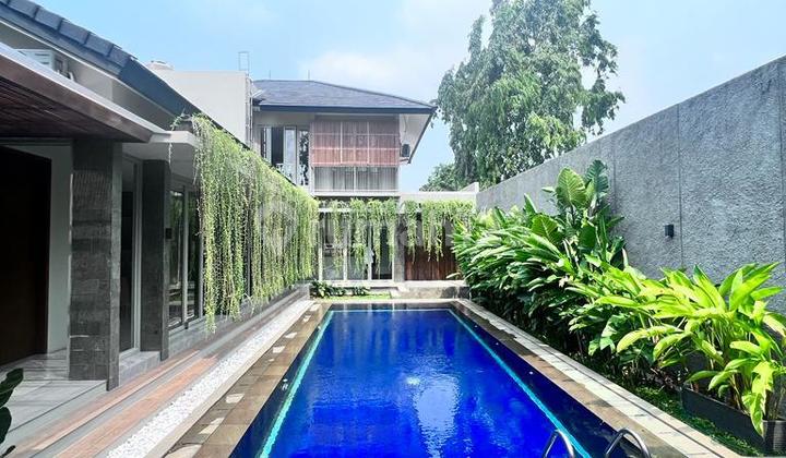 Jual Rumah Minimalis Modern Konsep Villa Tropical Di Bintaro Jakarta Selatan