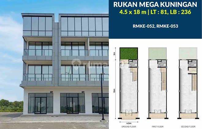 Disewakan Cepat Ruko Mega Kuningan Pik 2 Hadap Jalan Harga Murah 1