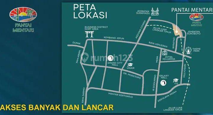 Rumah Paddington Tipe Terbaru di Pantai Mentari, Surabaya Timur 2