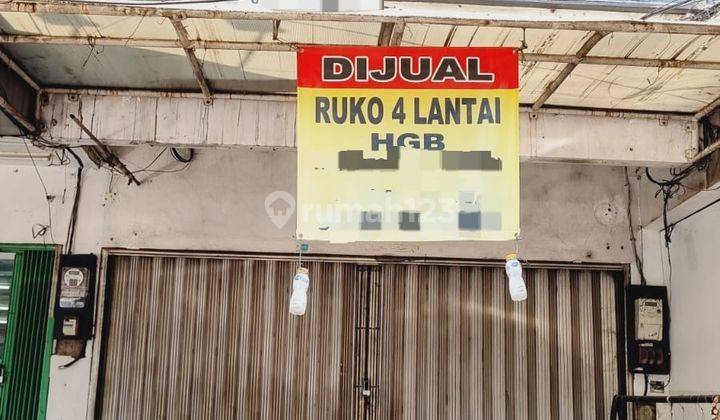 Dijual Ruko 4 Lantai sangat strategis di Rawamangun harga dibawah pasaran 1