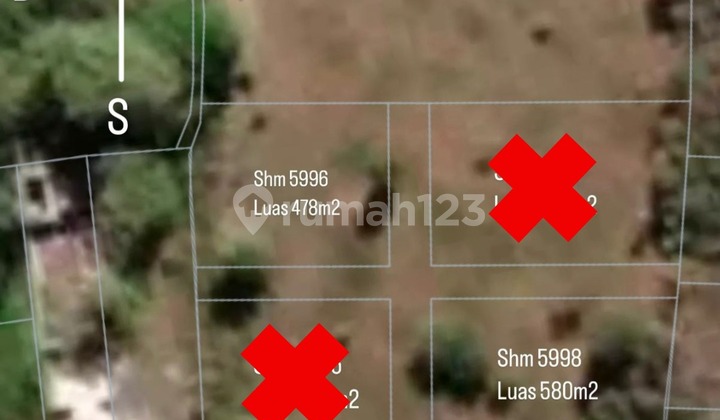 Pa176 Dijual 3 Unit Tanah Kavling Zona Kuning di Kutuh Nusa Dua