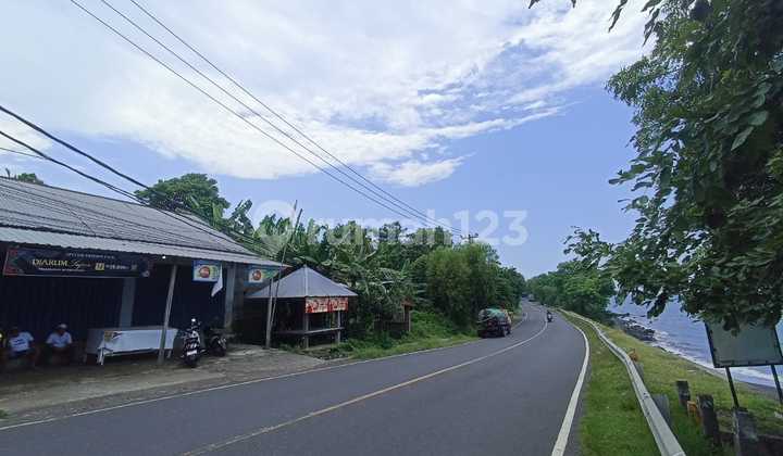 Pa172 Dijual Tanah Luas Pinggir Jalan Raya View Laut di Tejakula
