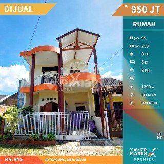 C060 Dijual Rumah Baru 3 Lantai Harga Murah Strategis Dekat Area Kampus Merjosari Malang Kota 1