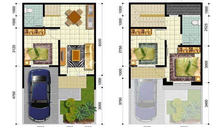 Rumah hunian 2 Lantai Free Kanopi free furnished Termurah 10