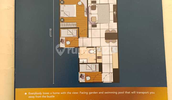 Dijual Apartemen Sebelah Aeon Mall Bsd 3 BR