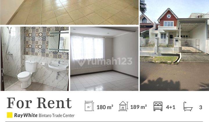 Disewakan Rumah Baru Renov Dekat Bintaro Plaza  2