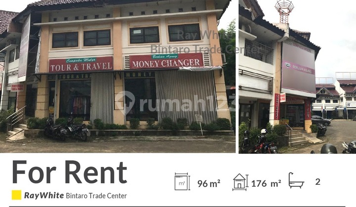 Ruko.2.5 Lantai di Bintaro Dekat Pinggir Jalan. Strategis.