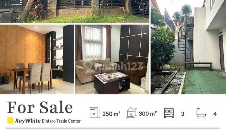 Hotsale! Dijual Full Furnished Rumah Di Menteng Bintaro Sektor 7. Hotsale!