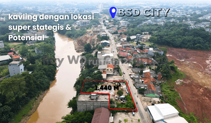 Dijual Tanah kavling di Raya Cisauk, Lokasi strategis hadap jalan raya 2