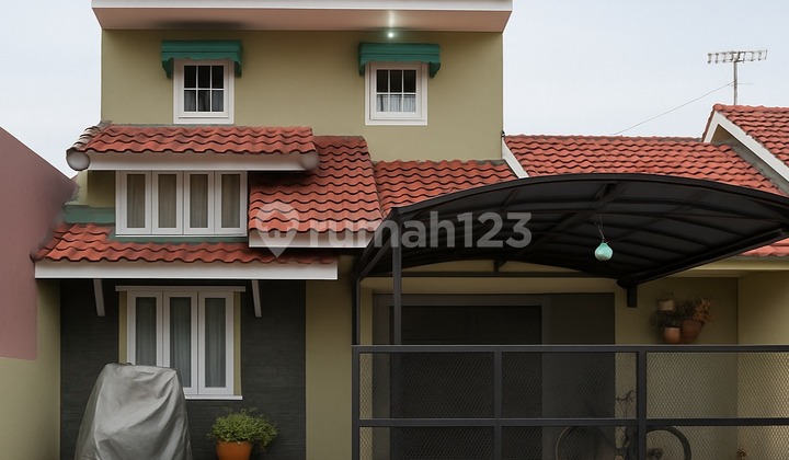 RUMAH SIAP HUNI 2 LANTAI KOMPLEK ADIPURA SEMI FURNISH 