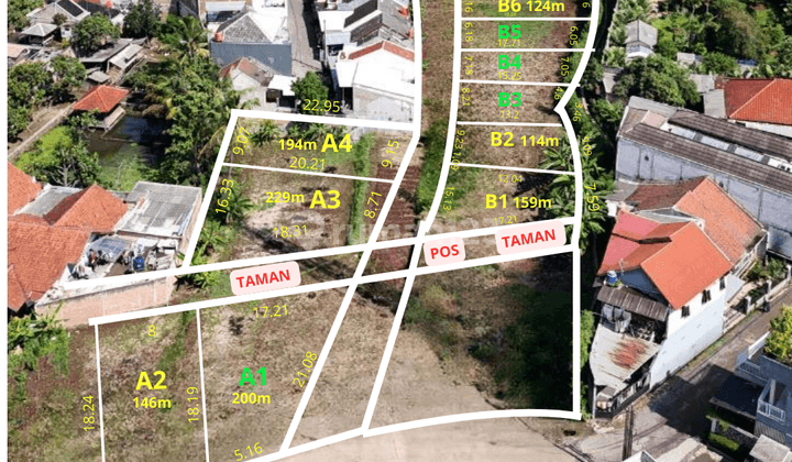 Tanah di Jalan Sayang, Sumedang SHM 200 m² Hook 1