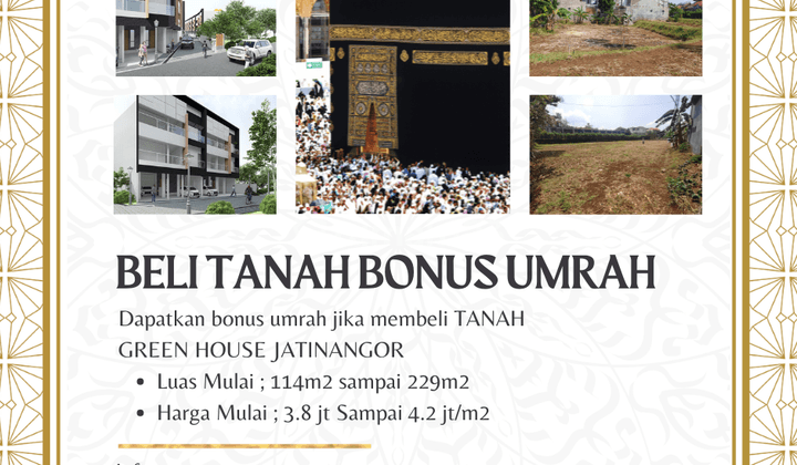 Tanah di Jalan Sayang Jatinangor Bonus Umrah  1