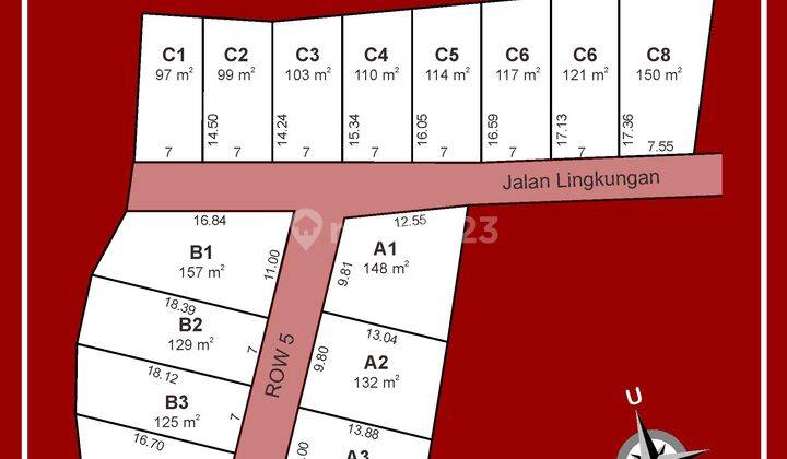 Tanah di Jl. Cilengkrang 1
, Bandung SHM 85 m² 2