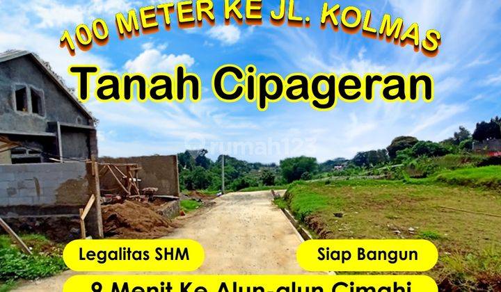 Jual Tanah Cipageran Kota Cimahi, SHM 96 m² 1