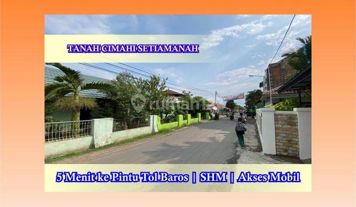 Tanah Dijual Cimahi Area Setiamanah Dekat Cimahi Mall, SHM 1