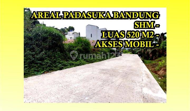 Jual Tanah Bandung Areal Padasuka Ideal Pinggir Jalan, SHM 1