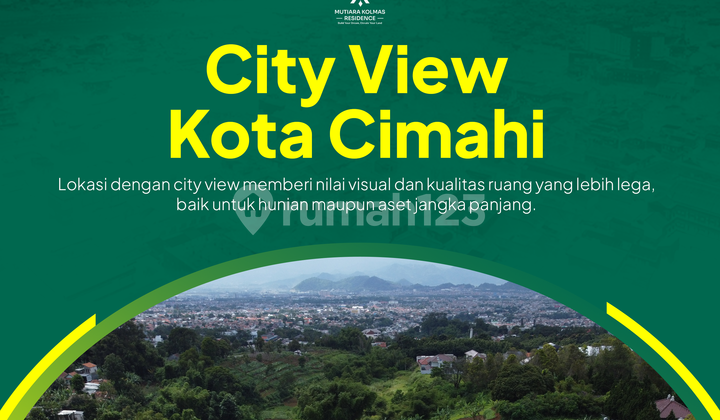 Kavling Kota Cimahi SHM, Nikmati City Light Tiap Malam