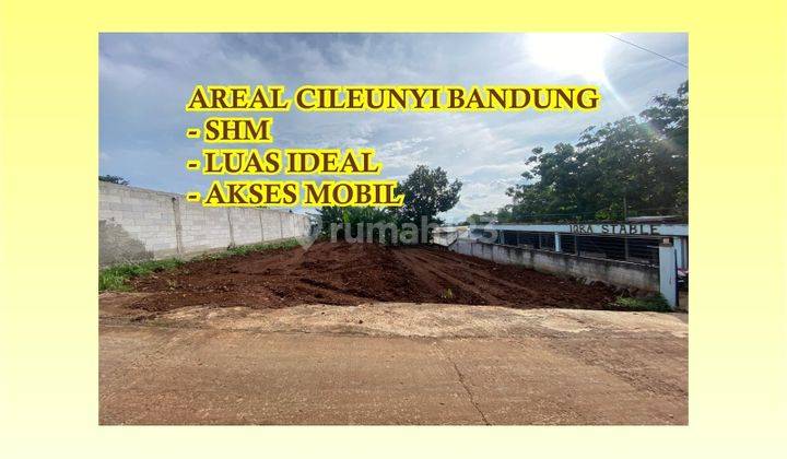 Jual Tanah Bandung Daerah Cileunyi Dekat Exit Tol, SHM 1